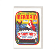 Load image into Gallery viewer, Mermaid Sardines A6 Card
