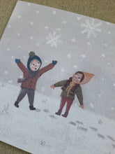 Load image into Gallery viewer, Snow day Greetings card
