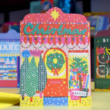 Load image into Gallery viewer, Christmas Shop Die Cut Card
