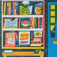 Load image into Gallery viewer, Book Shop Die Cut Card
