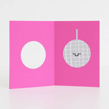 Load image into Gallery viewer, Disco ball - Birthday Card - Fun - Party Times - Cute - Foil

