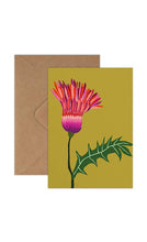 Load image into Gallery viewer, Thistle Mini Greetings Card
