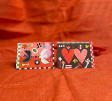 Load image into Gallery viewer, Two Hearts Mini Greeting Card
