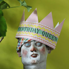 Load image into Gallery viewer, Birthday Queen Party Hat Card
