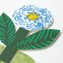 Load image into Gallery viewer, Blue Flower Stand-Up Card
