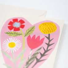 Load image into Gallery viewer, Floral Heart Card

