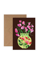 Load image into Gallery viewer, Sweet Peas Greetings Card
