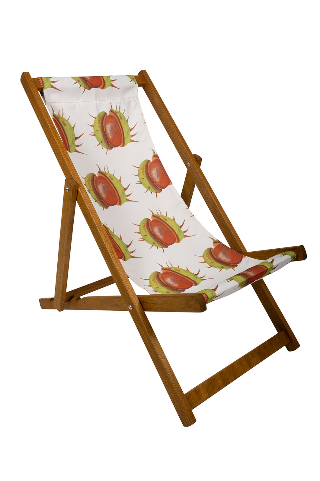 White Conker Deck Chair