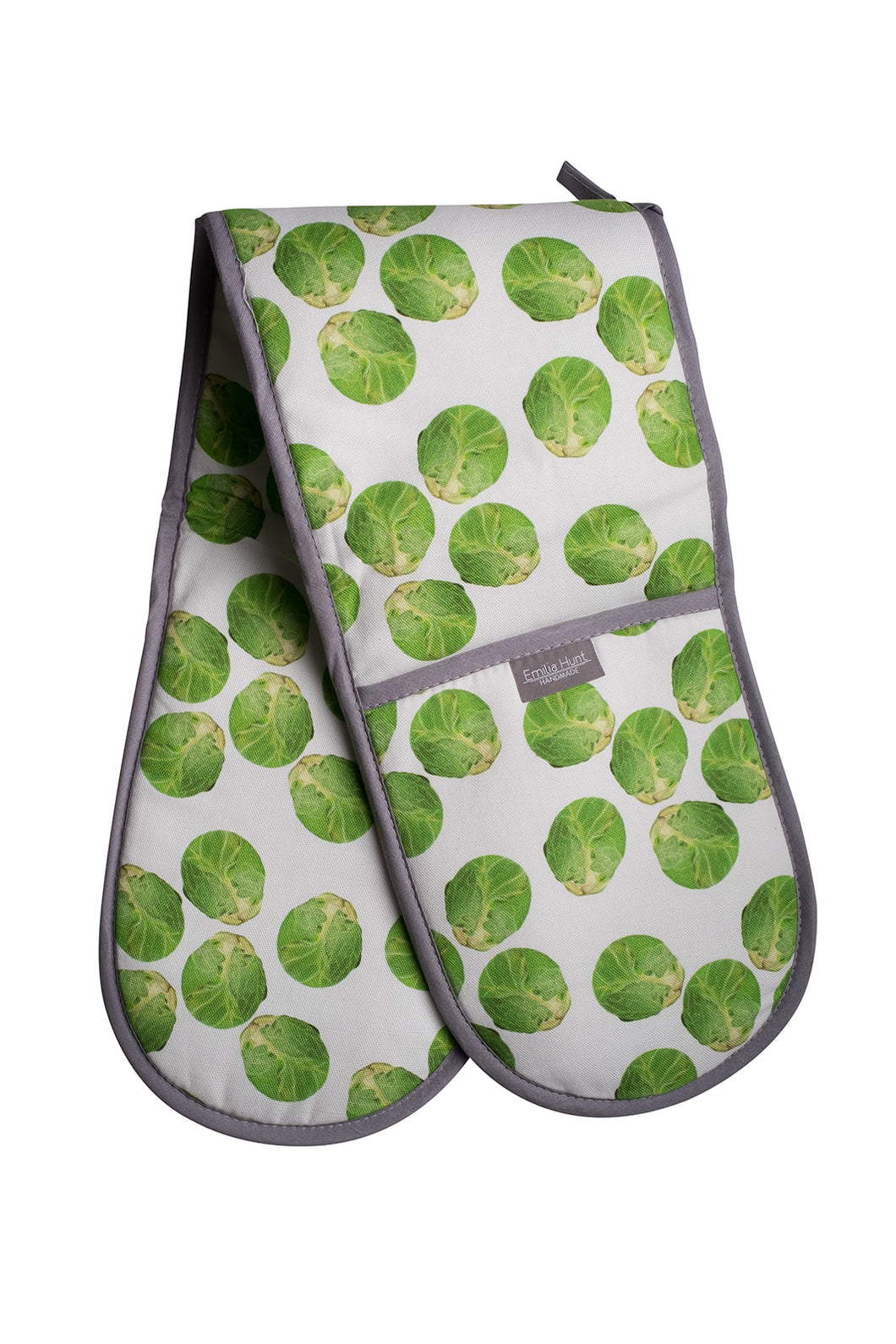 White Sprout Double Oven Gloves