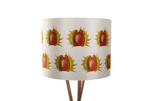 Load image into Gallery viewer, 25cm White Conker Velvet Lampshade
