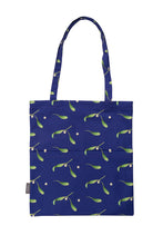 Load image into Gallery viewer, Navy Mistletoe Tote Bag
