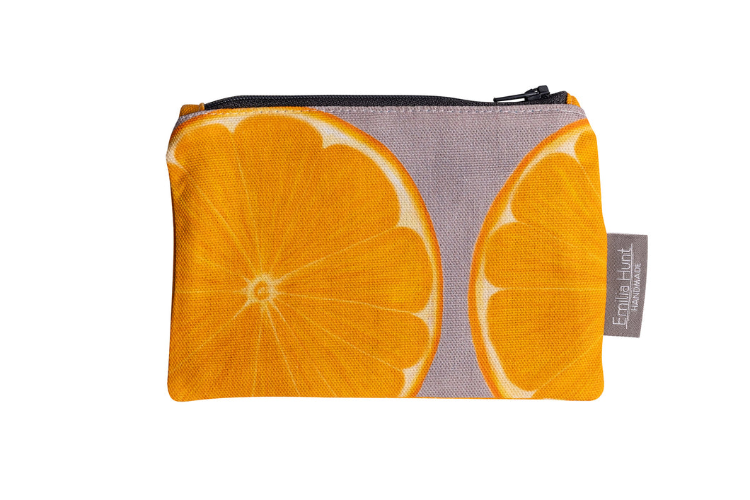 Orange Slice Zip Pouch - Small