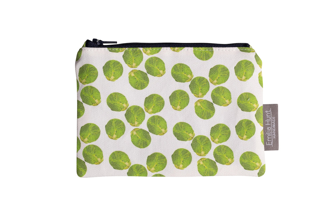 White Sprout Zip Pouch - Small