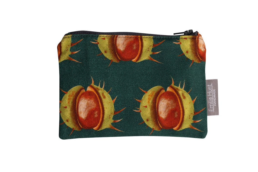 Green Conker Zip Pouch - Small