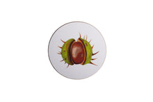 Load image into Gallery viewer, Set of Four White Conker Coasters
