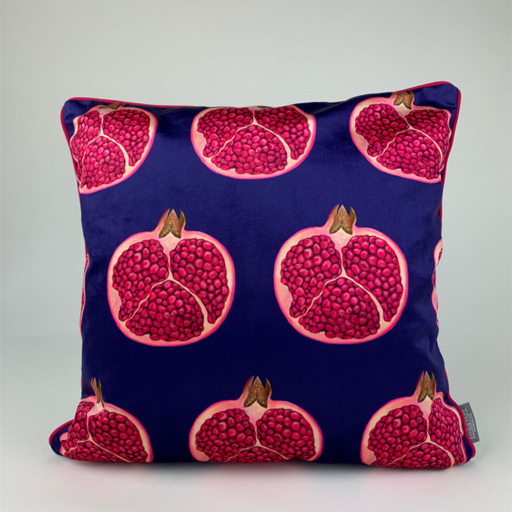 Pomegranate Velvet Cushion