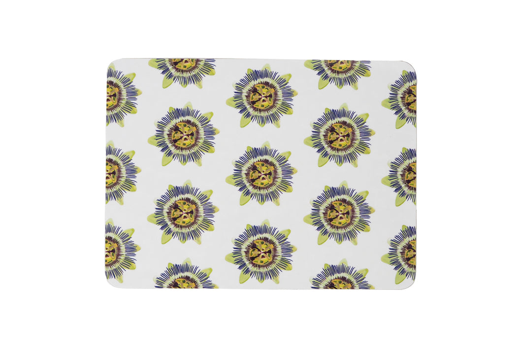 White Passion Flower Placemat